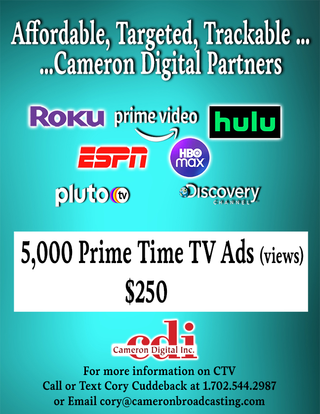 Prime Time TV Advertising on Streaming Services